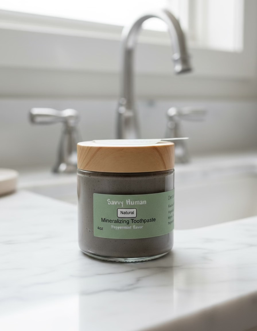 Natural Remineralizing Toothpaste